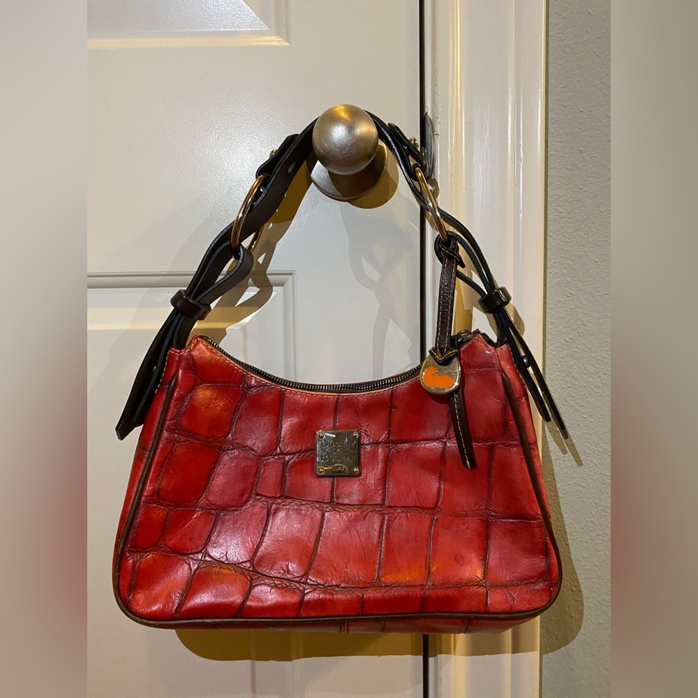 Dooney & Bourke Croco Croc Medium Hobo Nile
